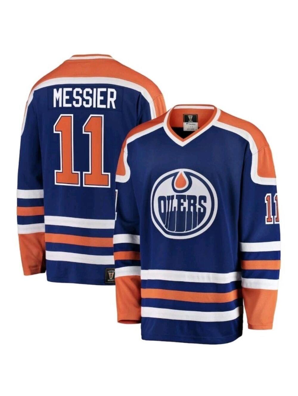 Mark Messier Edmonton Oilers Fanatics Premier Breakaway Jersey Medium NEW W/ Tag